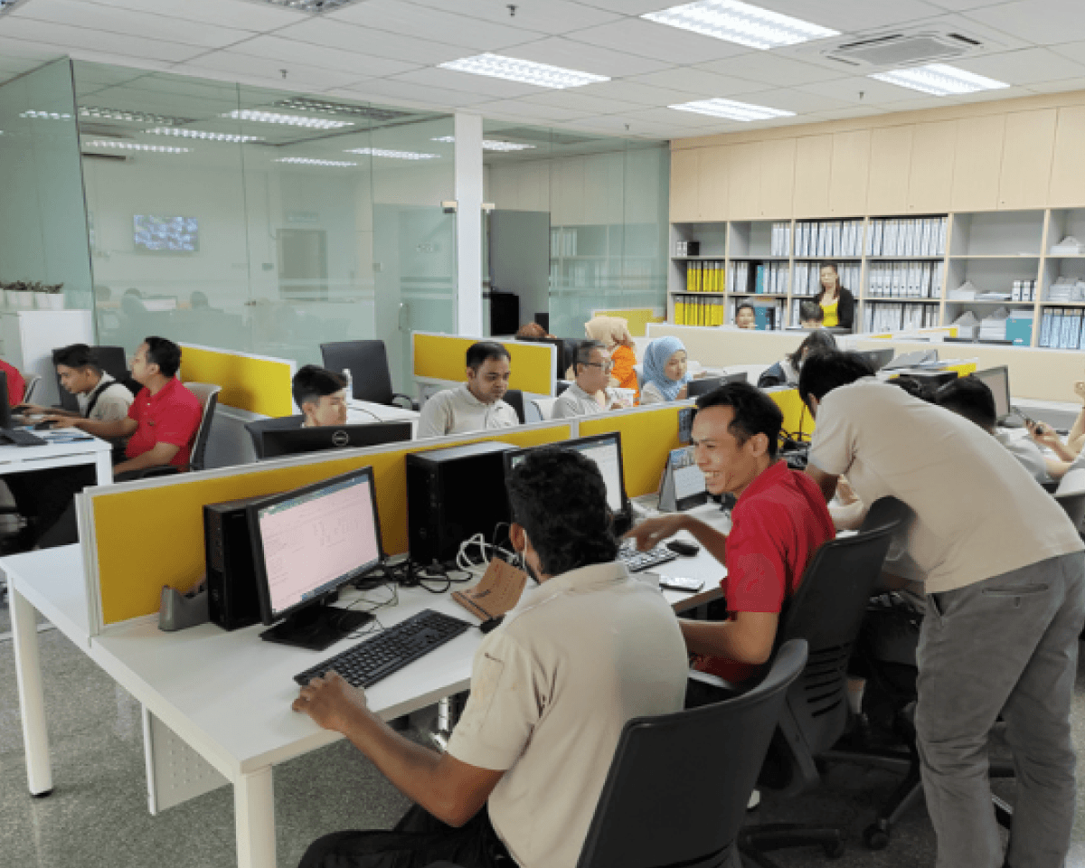 Computer lab session